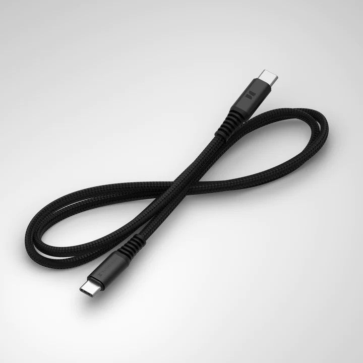 Slimcase USB-C-C Fast Charging Cable 100W - Black - Slimcase.co Thailand