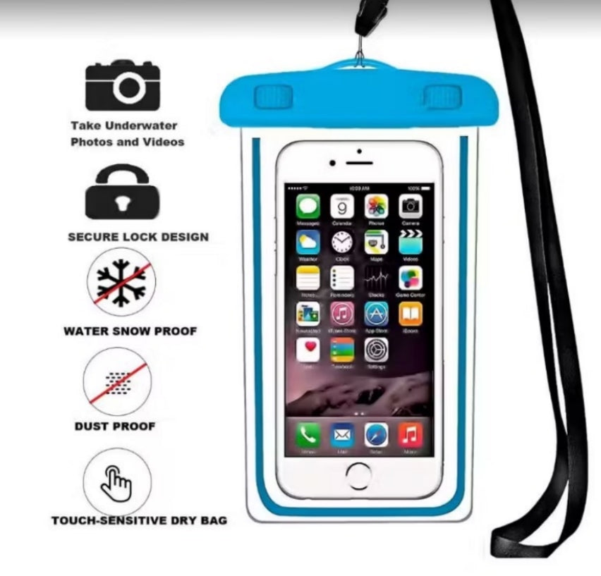 กระเป๋ากันน้ำมือถือ 7 นิ้ว มีสายคล้อง Waterproof Phone Case