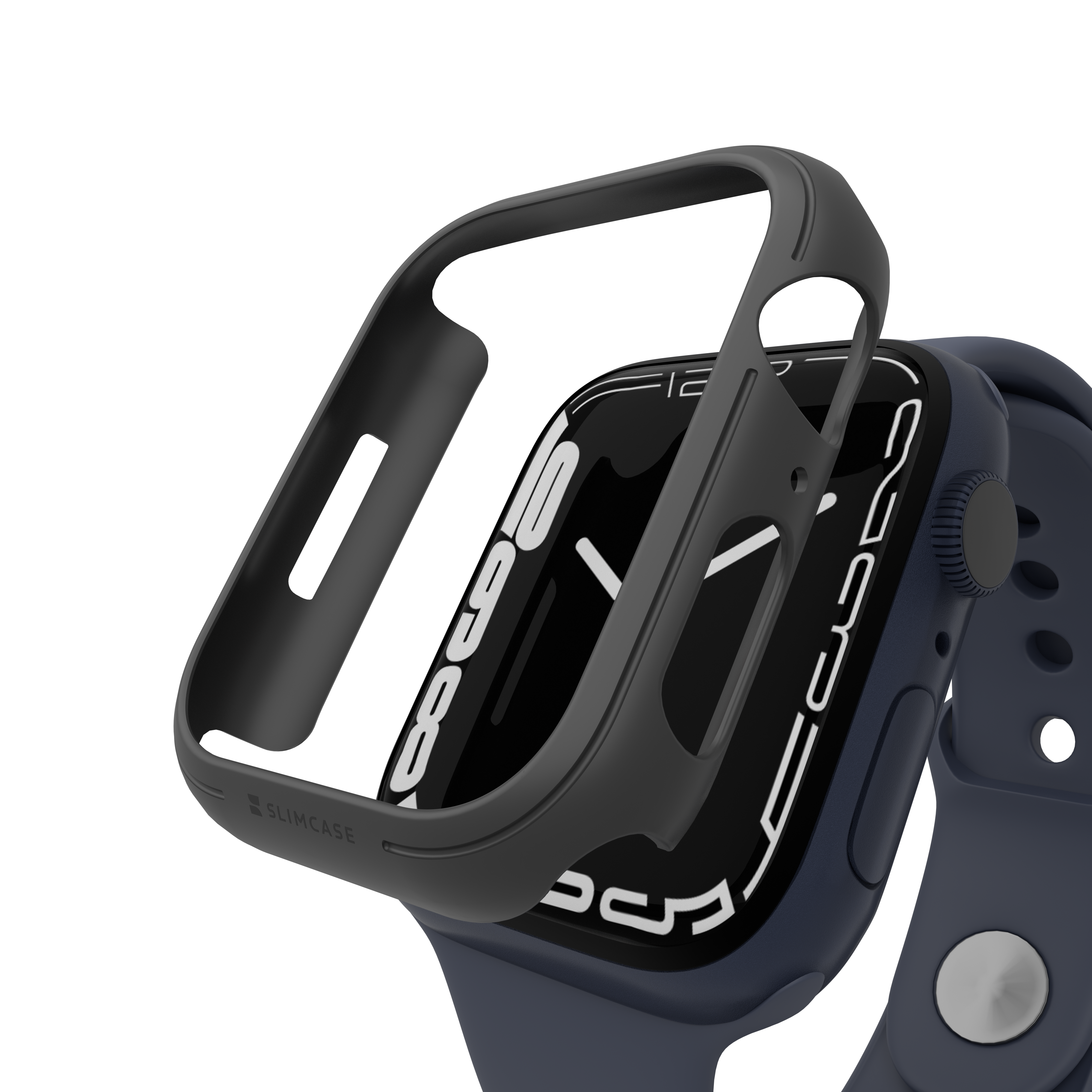 Slimcase สำหรับ Apple Watch ซีรีส์ 7&8 - ดำด้าน Matte Black / 41 มม. - Slimcase.co Thailand