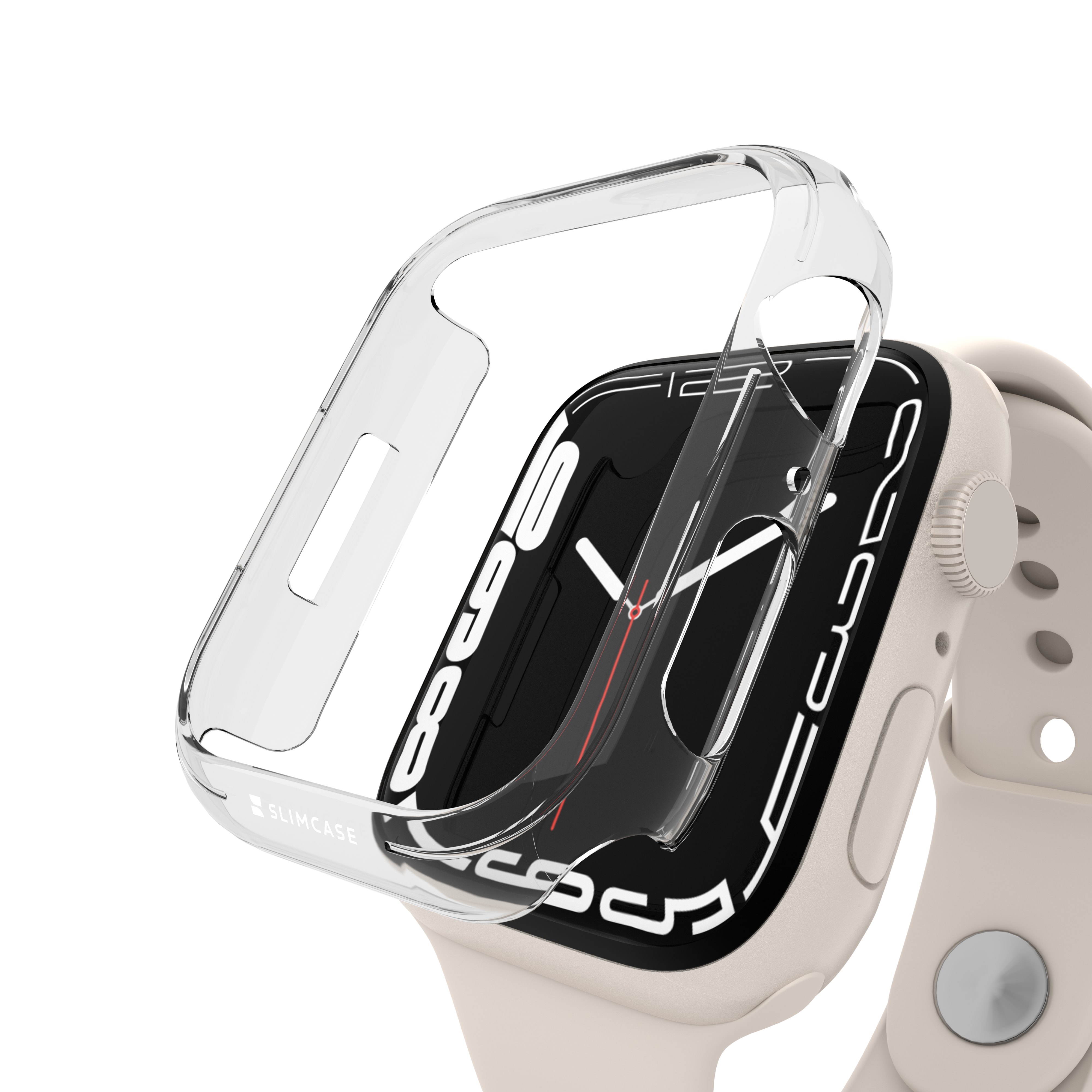 Slimcase สำหรับ Apple Watch ซีรีส์ 7&8 - ใส Transparent / 41 มม. - Slimcase.co Thailand