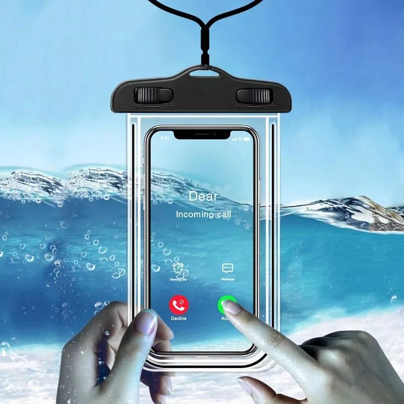 กระเป๋ากันน้ำมือถือ 7 นิ้ว มีสายคล้อง Waterproof Phone Case