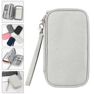 Combo: กระเป๋าเก็บอุปกรณ์อิเล็กทรอนิกส์ + ผ้าไมโครไฟเบอร์ทำความสะอาด Slimcase