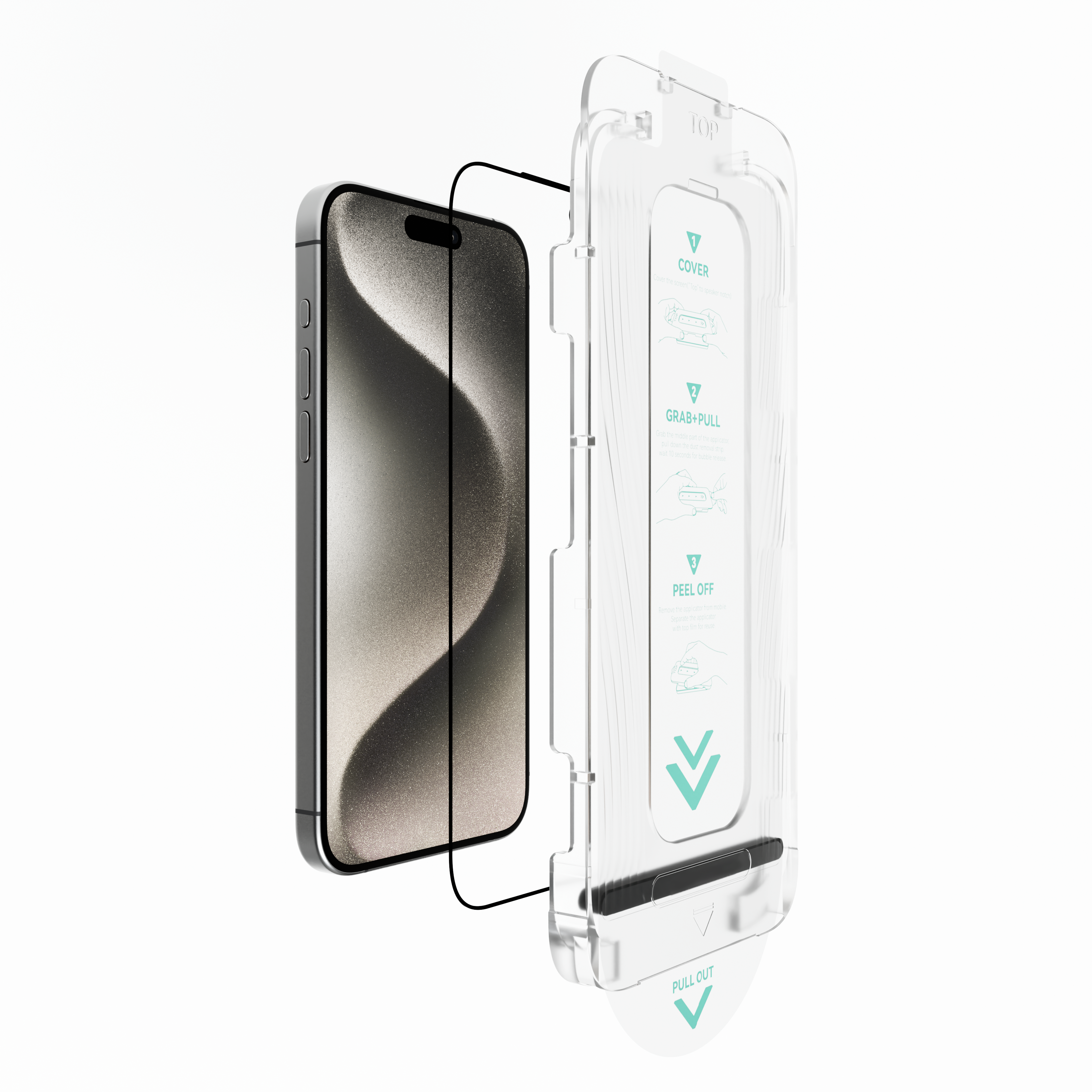 ฟิล์มกระจกนิรภัยสำหรับ iPhone 15 ซีรีย์