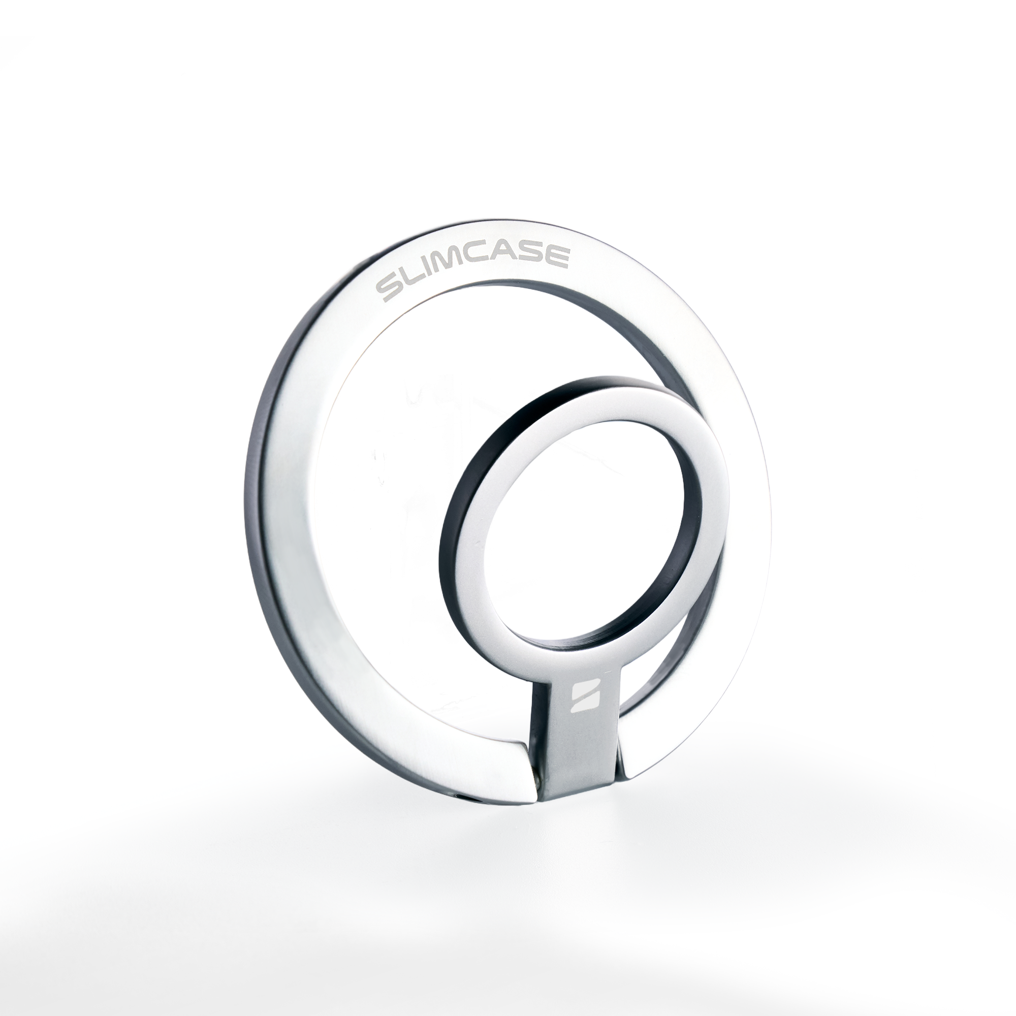 ที่จับโทรศัพท์แบบแหวน Slimcase 360° พับเก็บได้ วัสดุโลหะ พับเก็บได้ วัสดุโลห